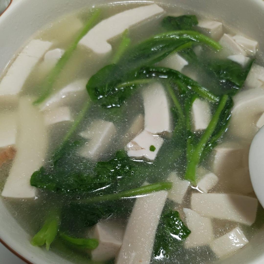 青菜豆腐汤