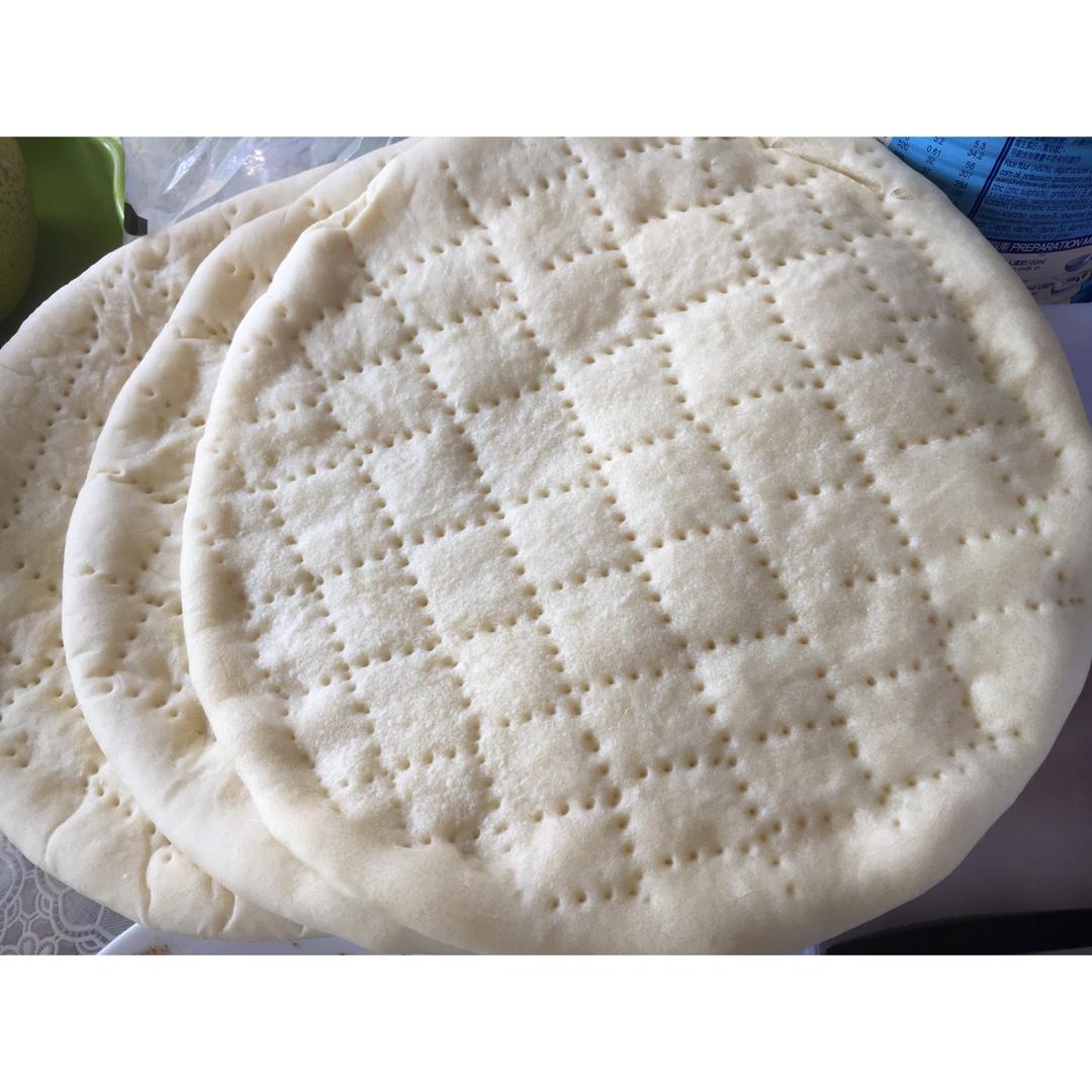 八寸披萨饼皮（四个）制作