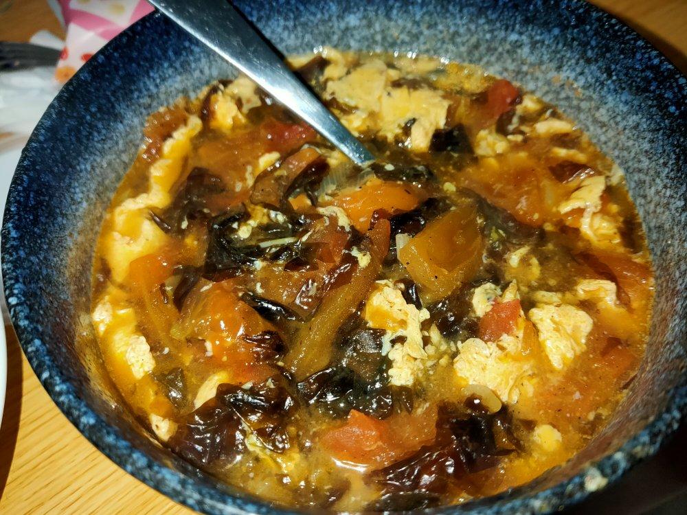 番茄紫菜鸡蛋汤