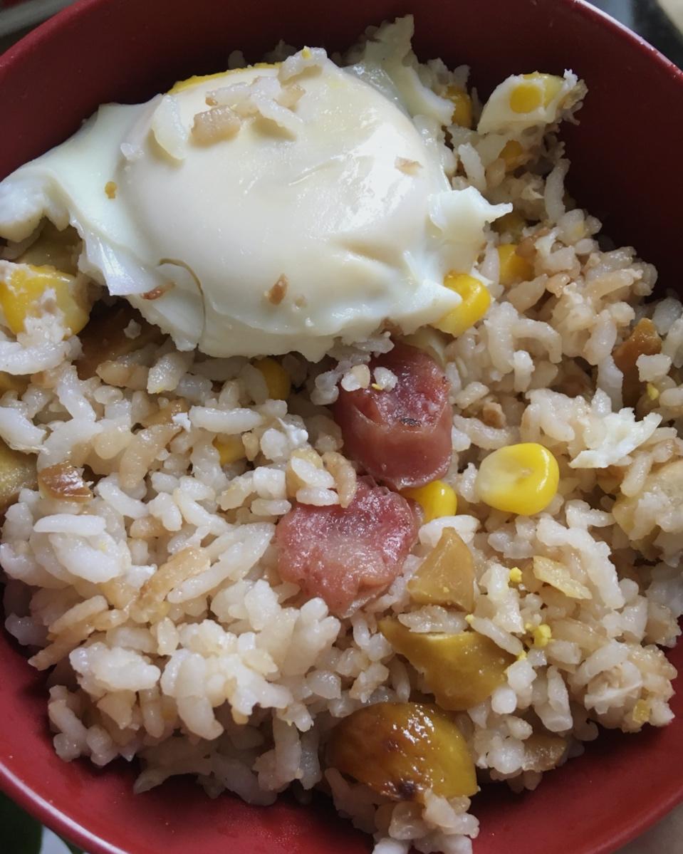 腊肠栗子饭