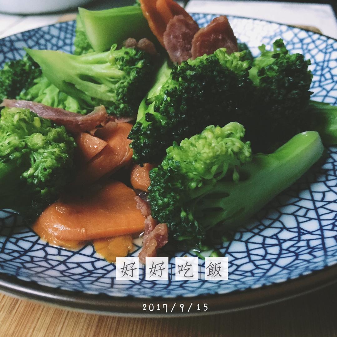 腊肠西蓝花