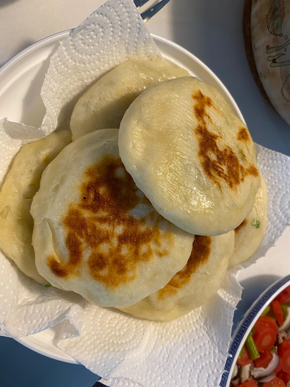 懒人版葱香发面饼 要多软有多软 零失败的方子 附细节视频详解