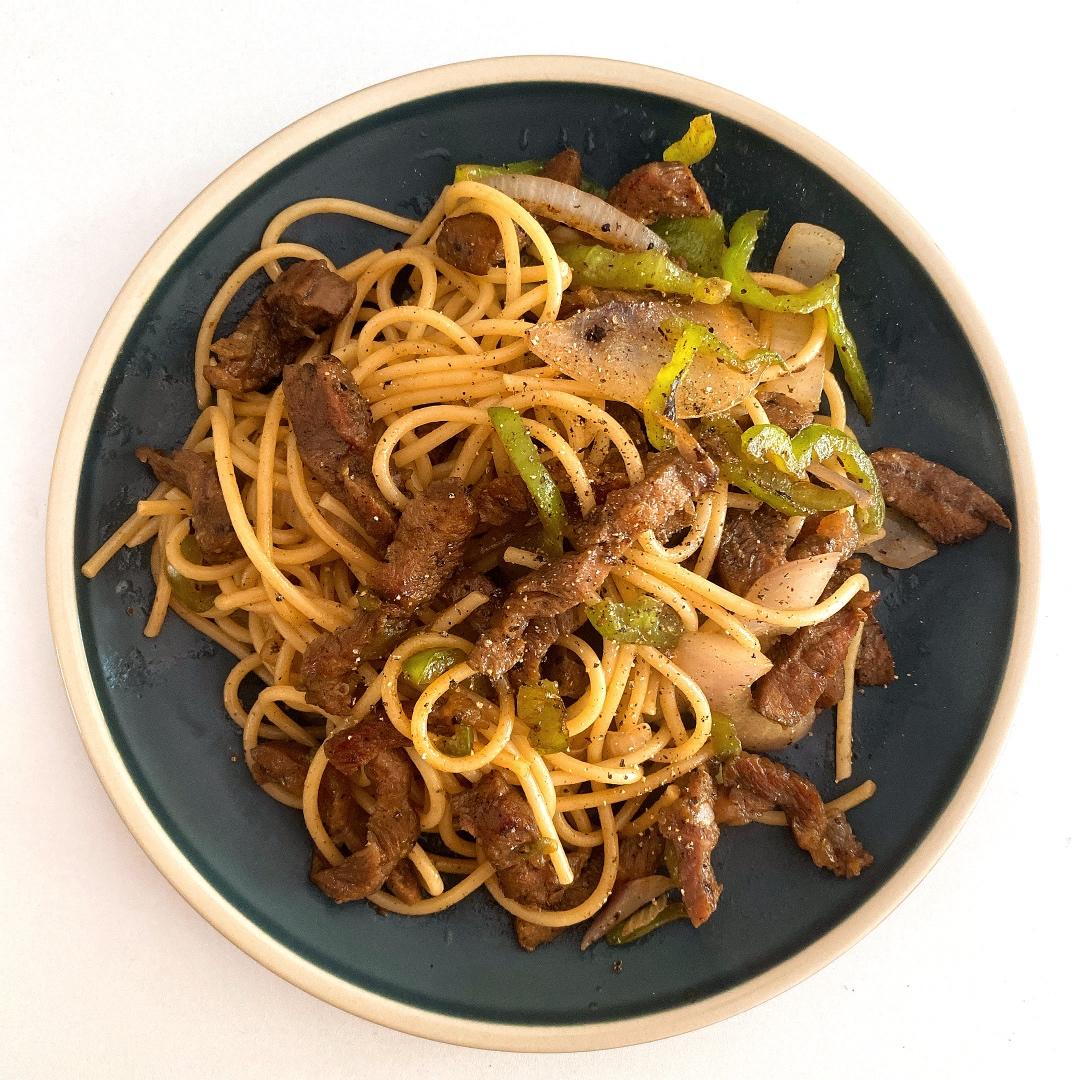 黑椒牛柳意面