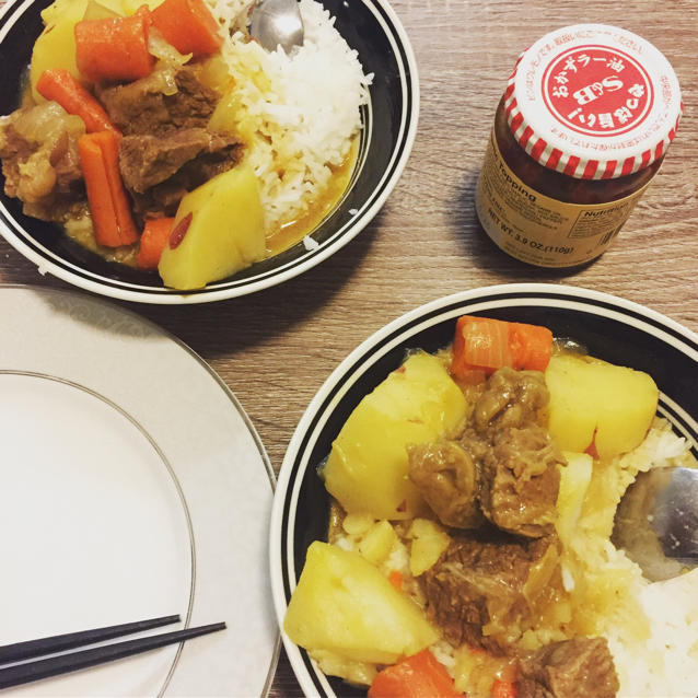 日式咖喱牛肉饭