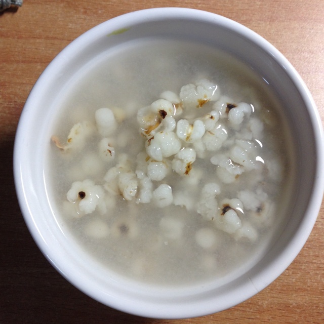 biggirl做的牛奶薏米粥