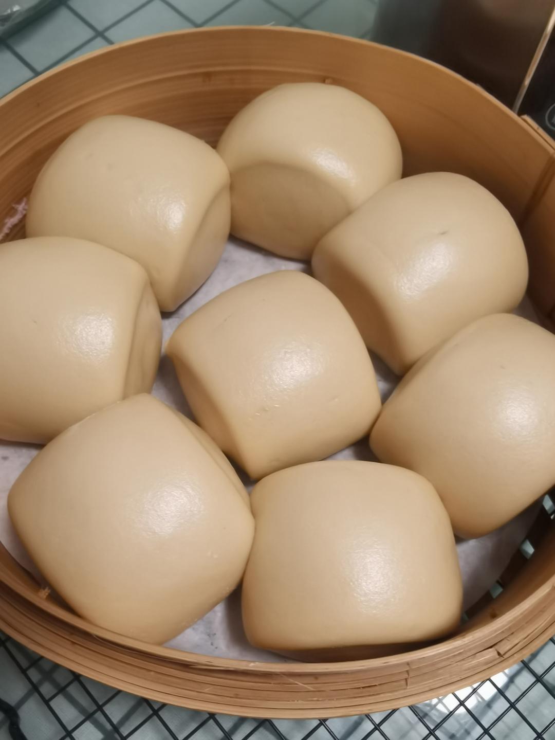 有着面包口感的红糖馒头（一次发酵）