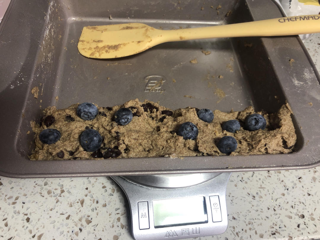 【健康甜点】低糖无油椰香蓝莓红豆全麦司康