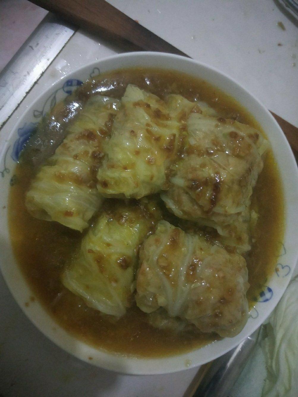 肉酿白菜卷
