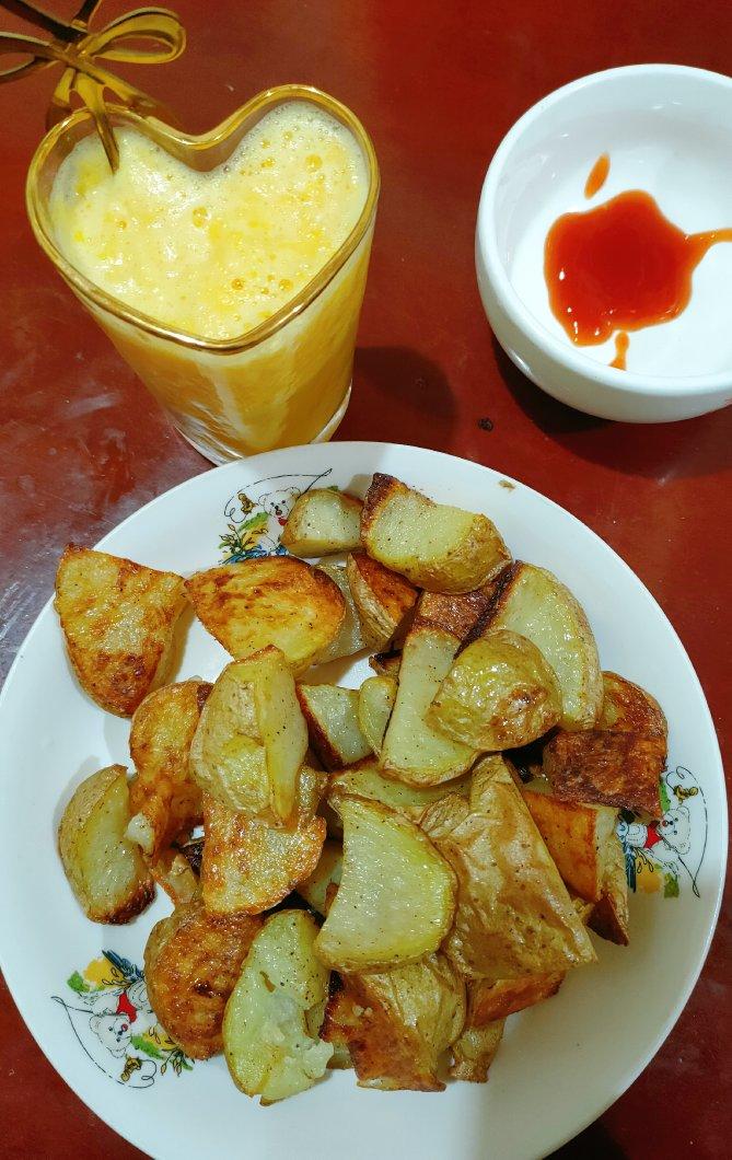 好吃到爆炸的椒盐炸薯角！秒杀路边摊~