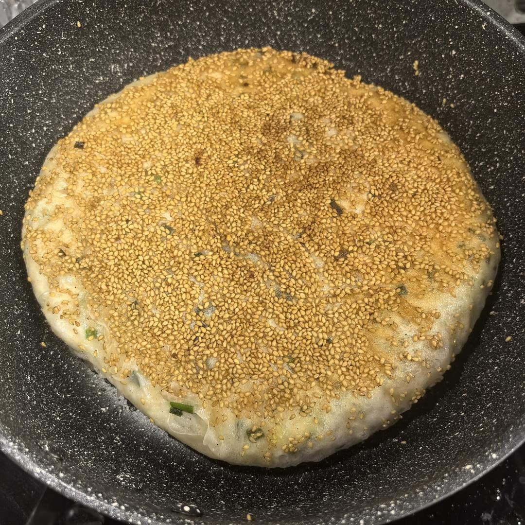 老上海羌饼（发面葱花饼）