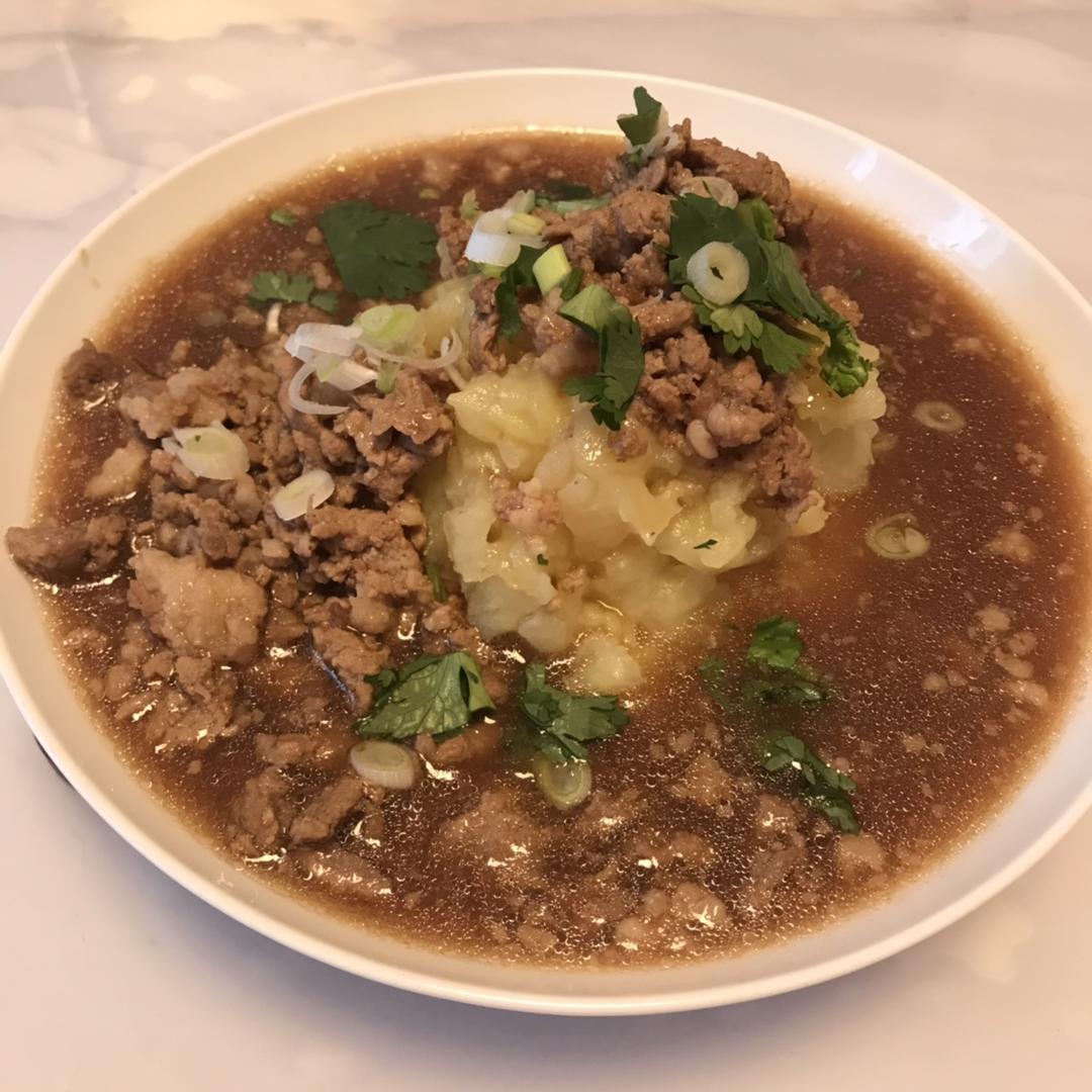肉末土豆泥