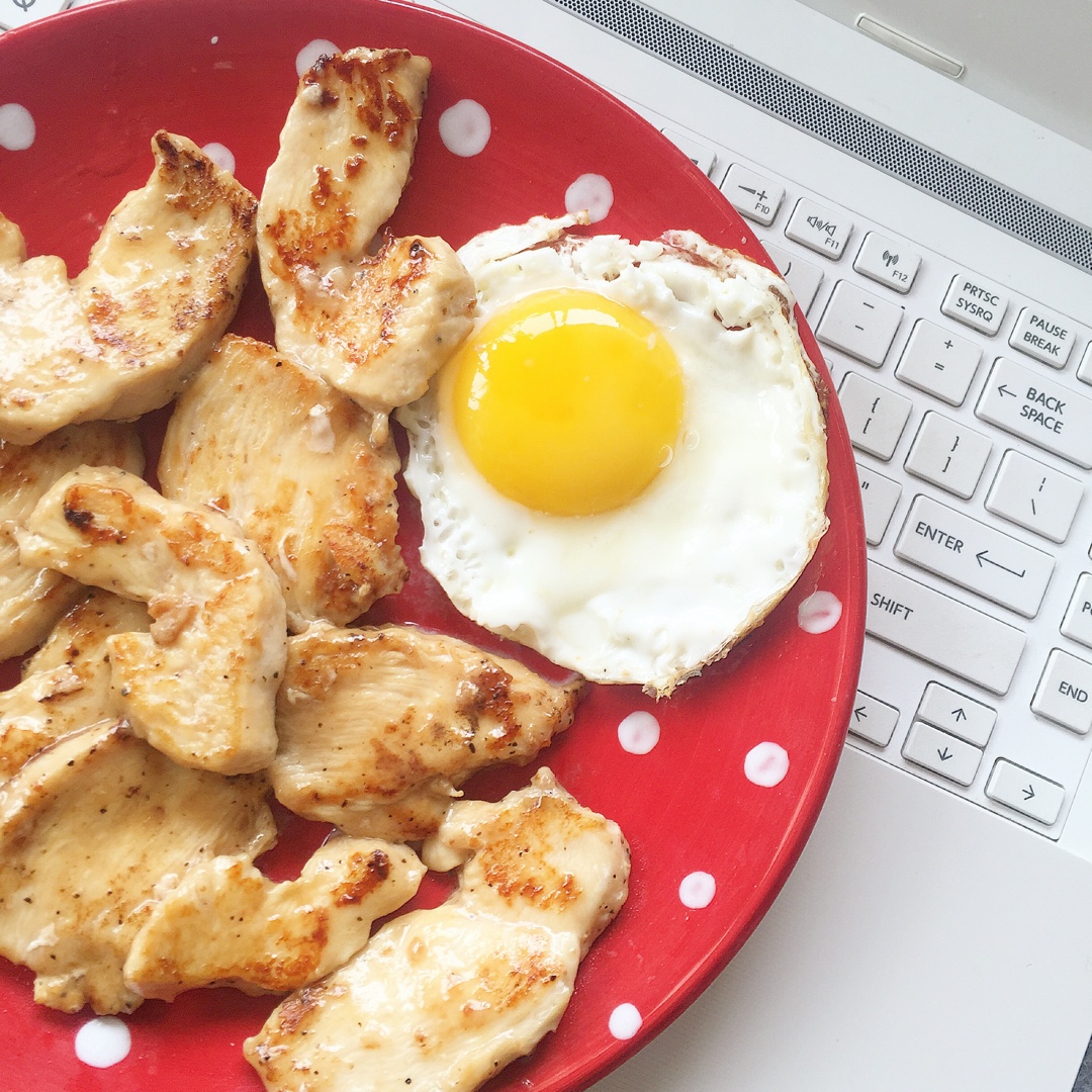 酷炫屌炸天好吃的煎鸡胸肉（香蒜蜂蜜煎鸡胸肉）