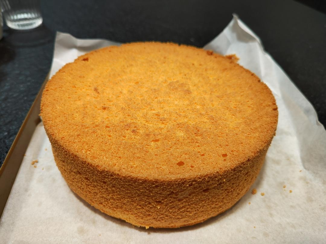 超好记八寸戚风蛋糕（后蛋法）