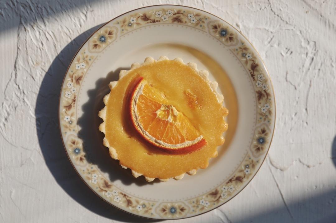 蜂蜜橙香乳酪派【放纵小食】