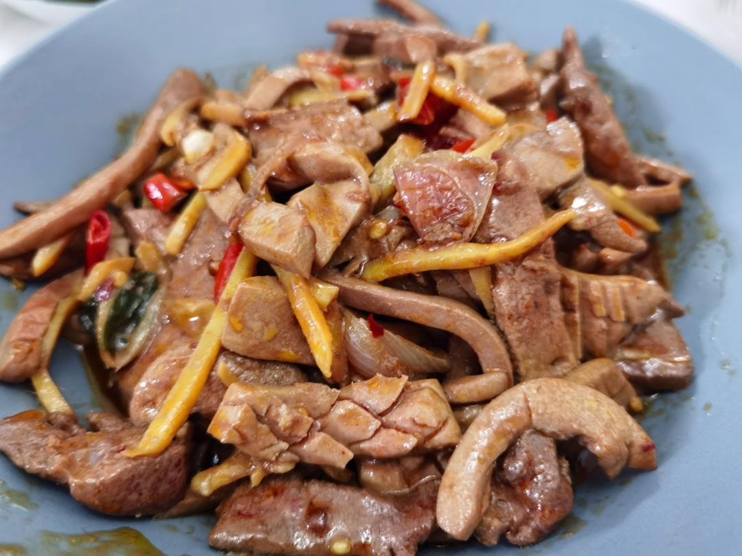 厨师长教你:"肝腰合炒"的家常做法,满满干货