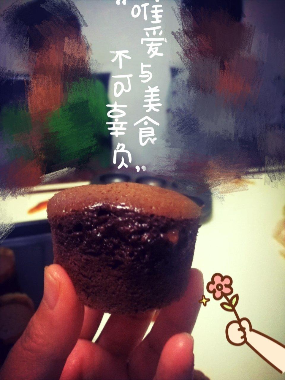 莫尼卡美食厨房：爆浆巧克力蛋糕