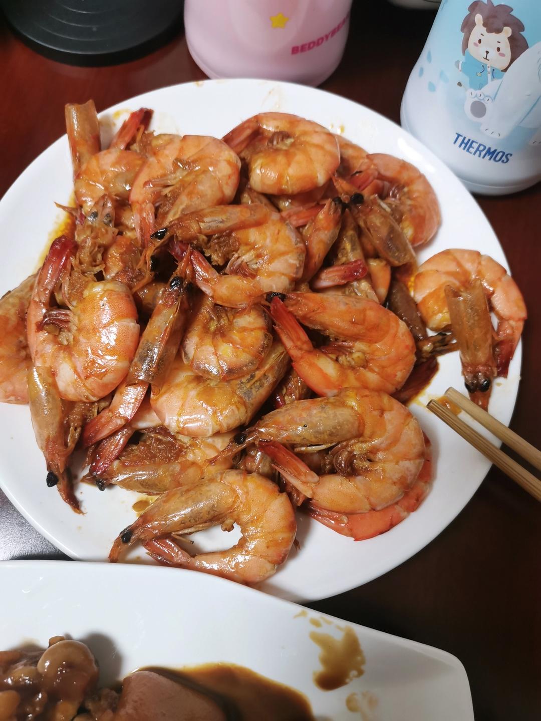 家庭版油焖大虾