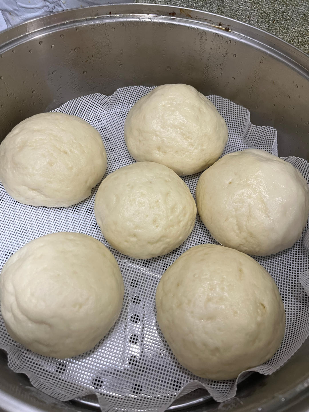 烫面馒头（一次发酵，个个水光肌）