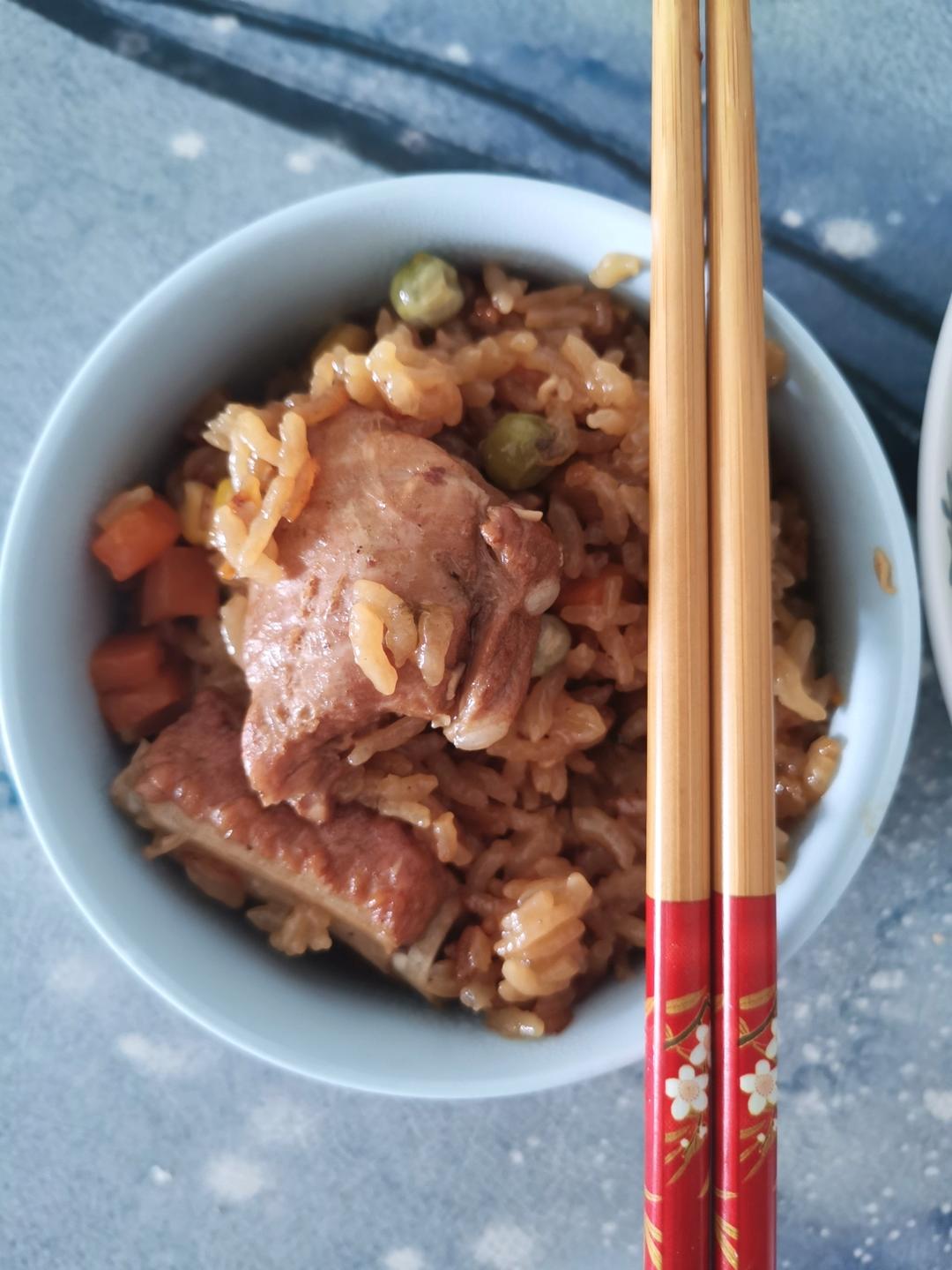 电饭锅版排骨焖饭