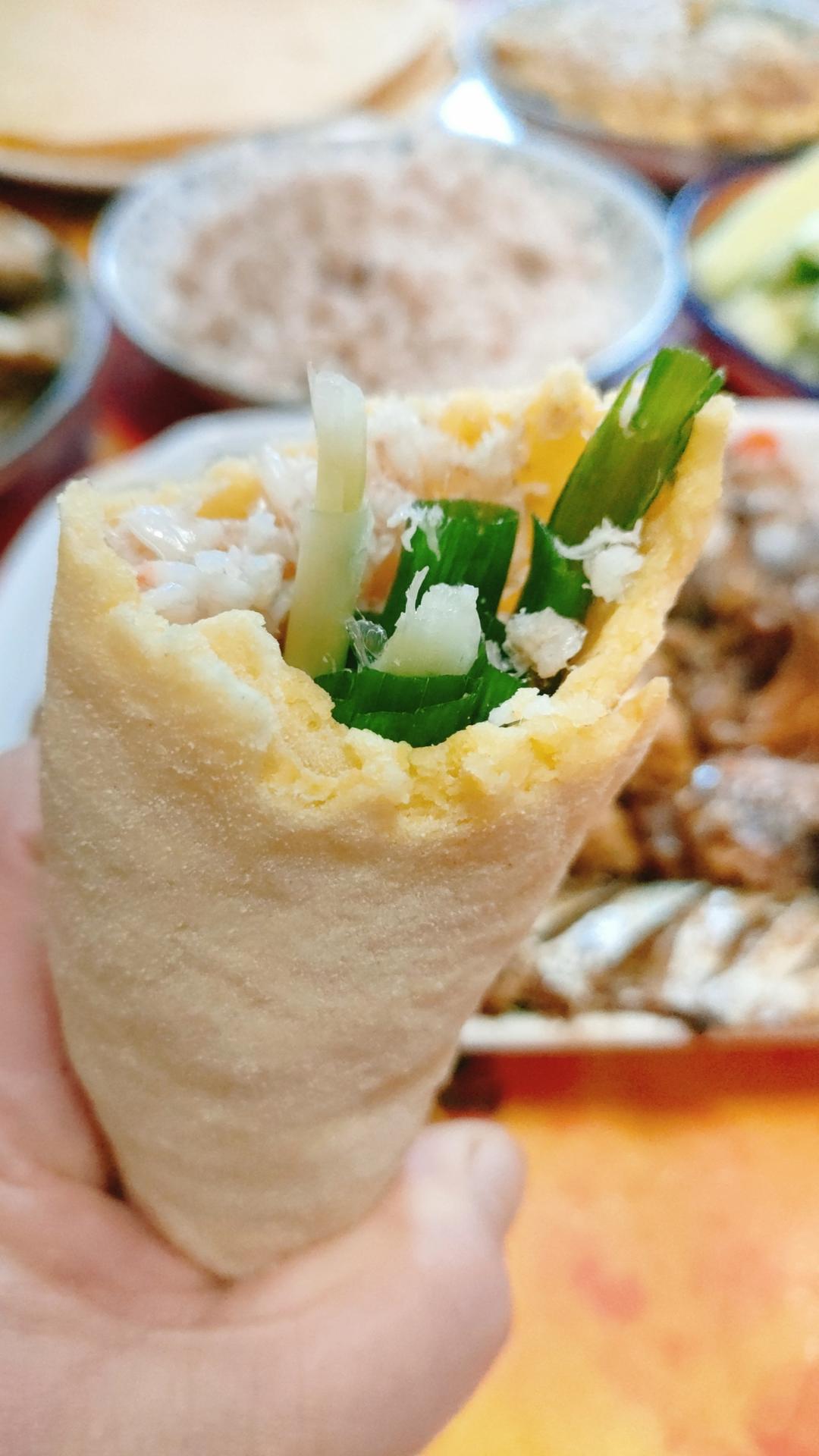 玉米面薄饼子的做法