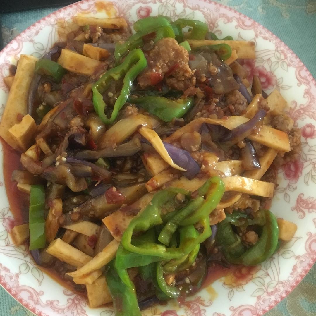 红烧肉沫茄子
