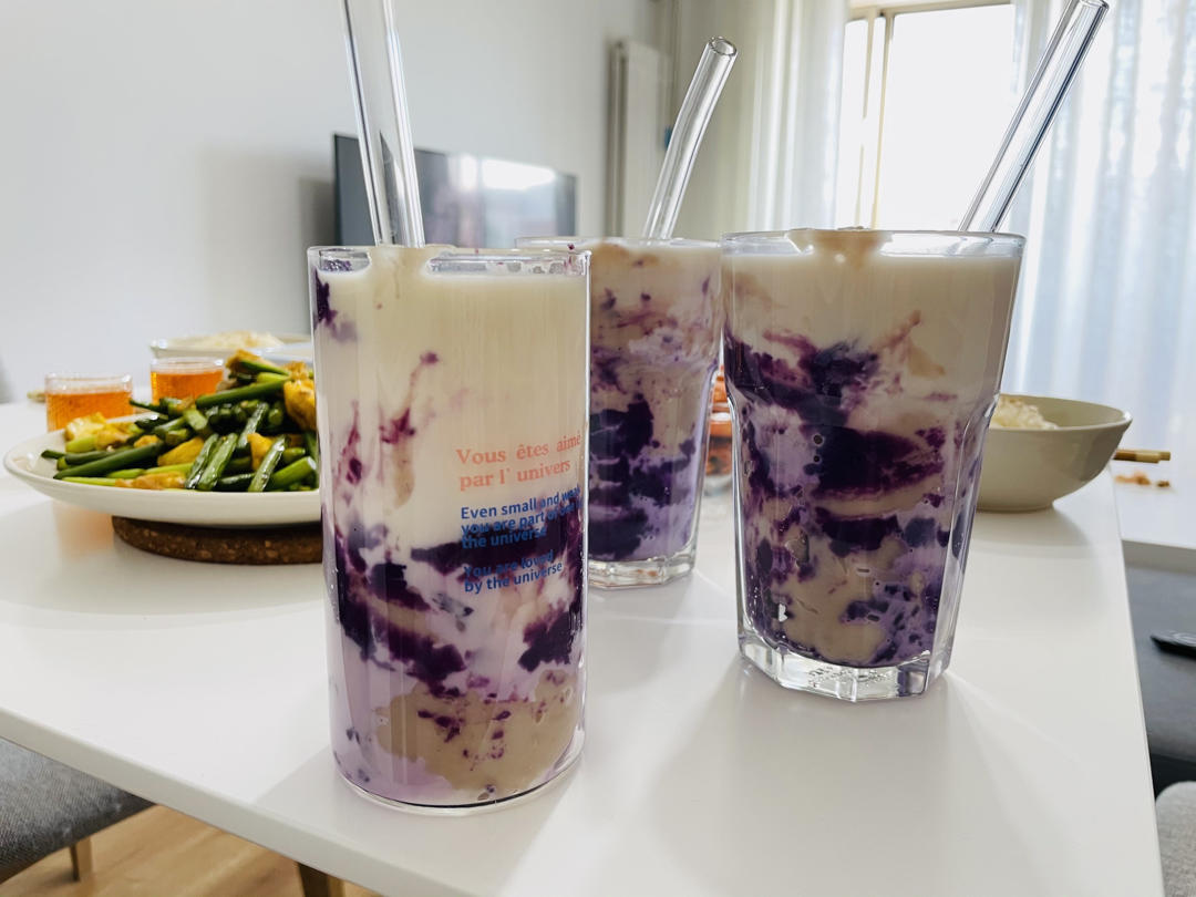 超超简单 快手的芋泥奶茶