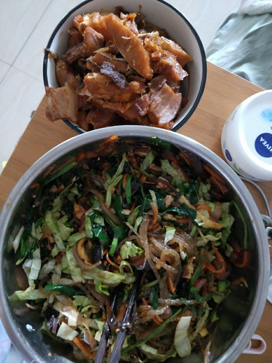 停不下来快手韩式拌杂菜
