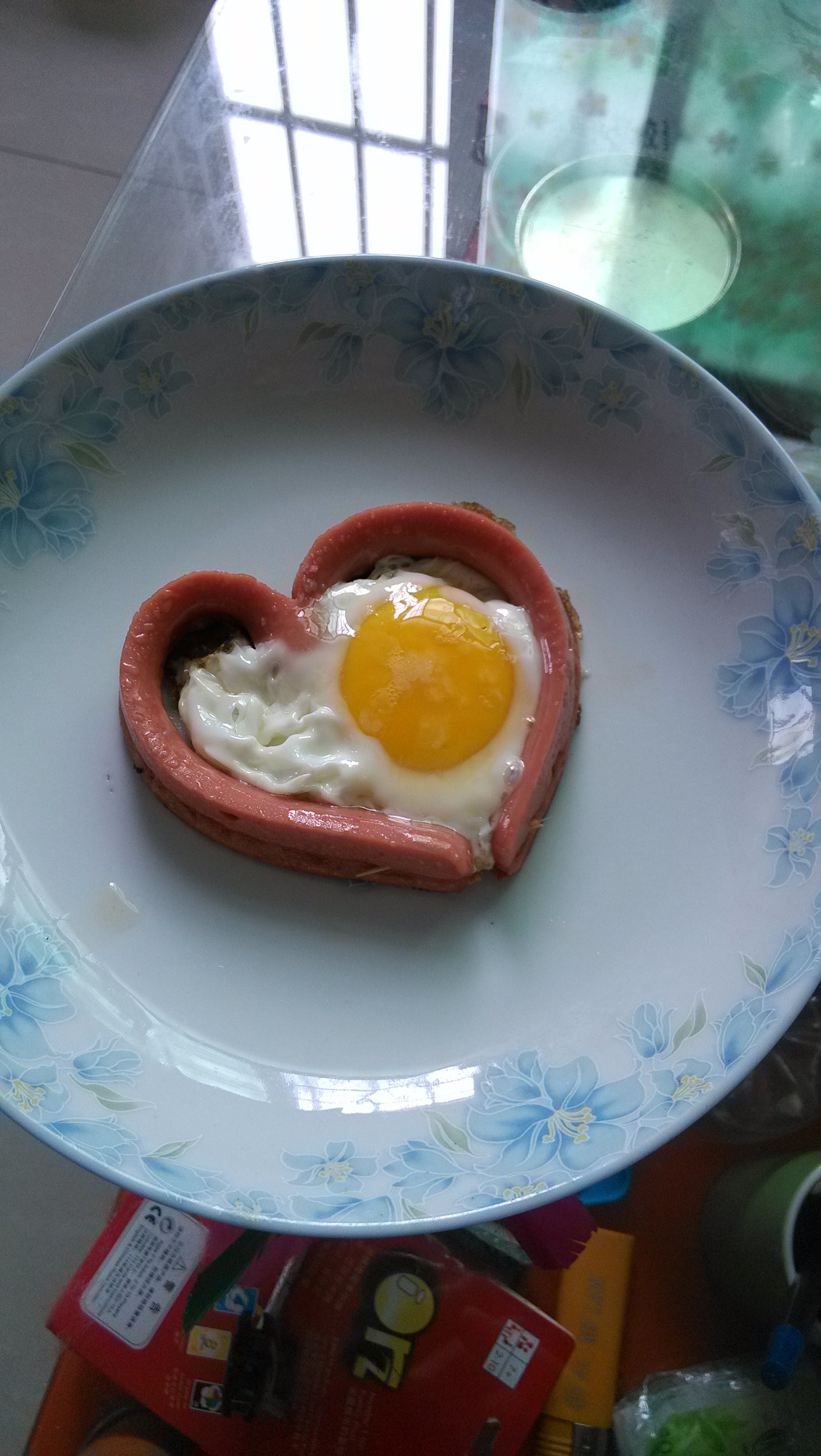 心形煎鸡蛋