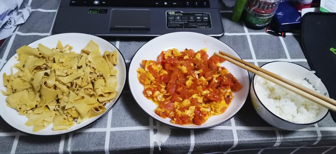 酱干豆腐炒鸡蛋