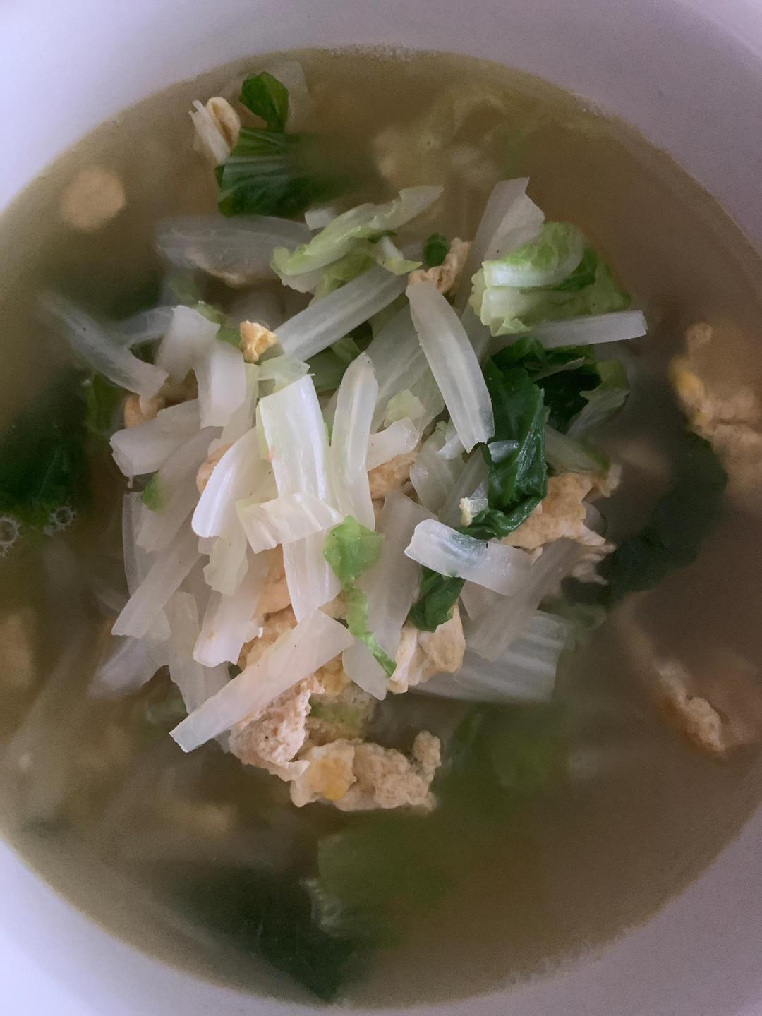 小白菜鸡蛋汤