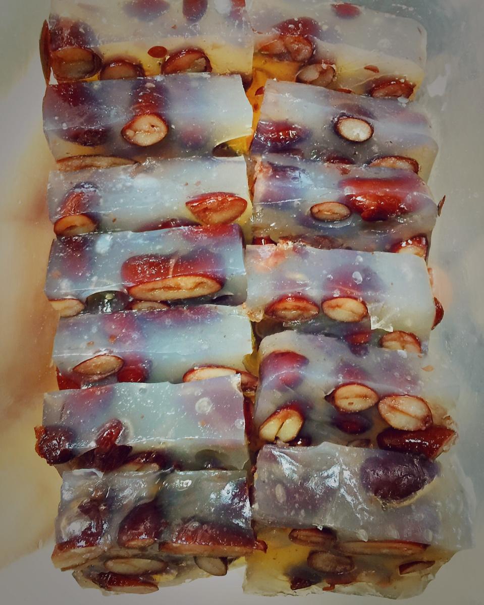 冰晶红豆马蹄糕