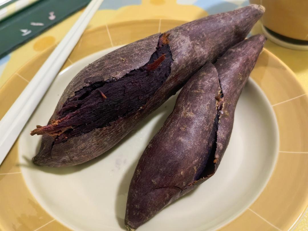 空气炸锅食谱二，烤紫薯