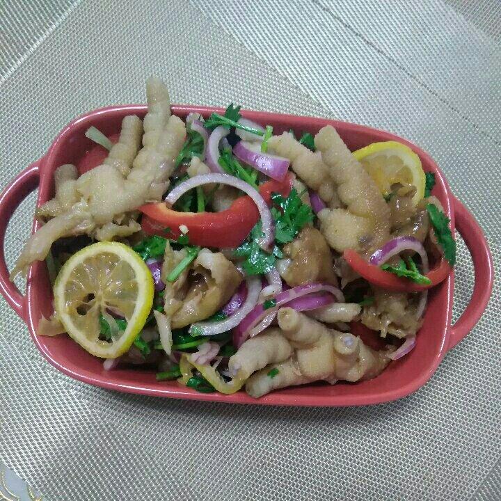 柠檬凉拌鸡爪