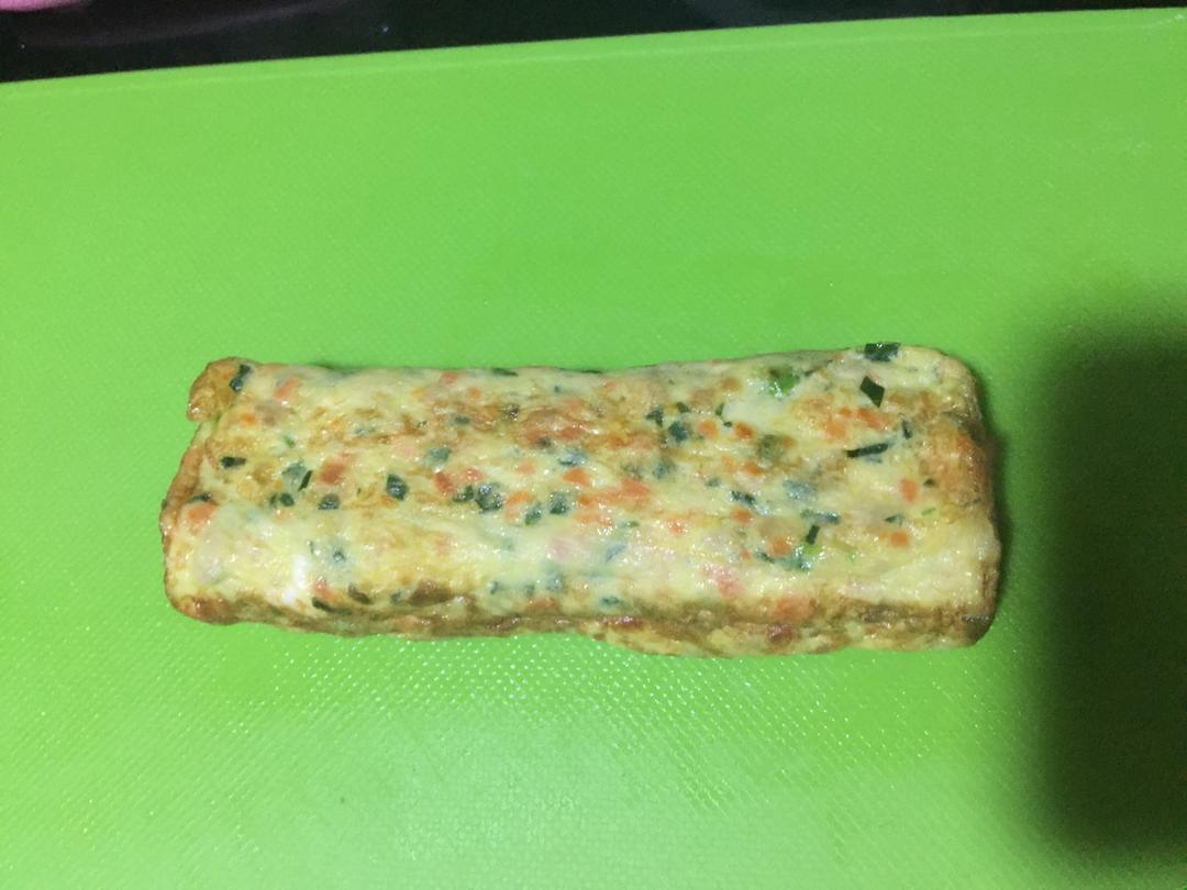 蔬菜厚蛋烧三明治（超详细平底锅做厚蛋烧）