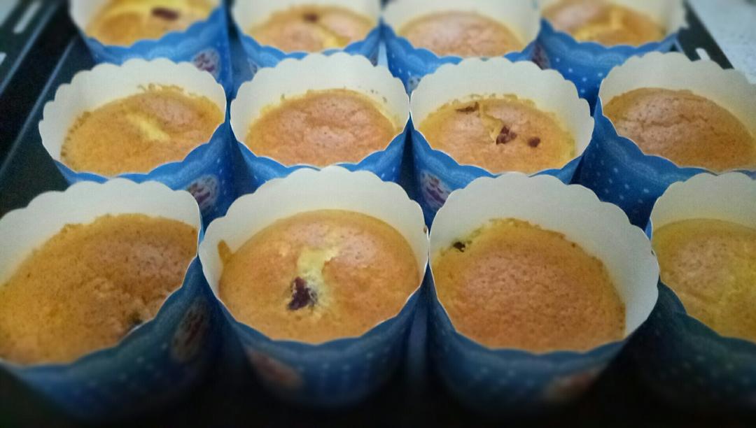 消耗淡奶油之作——淡奶油小蛋糕