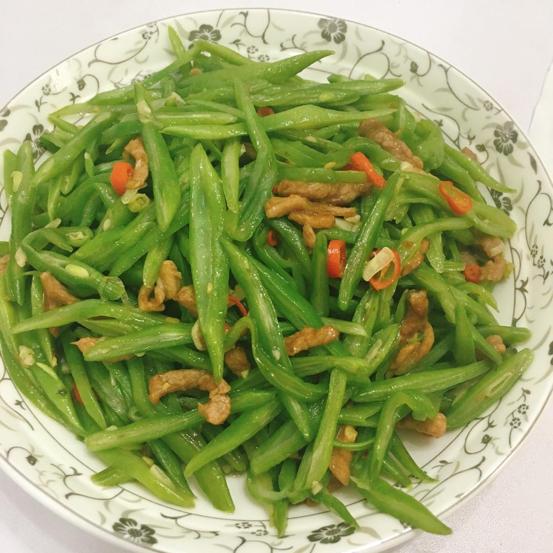 豆角炒肉