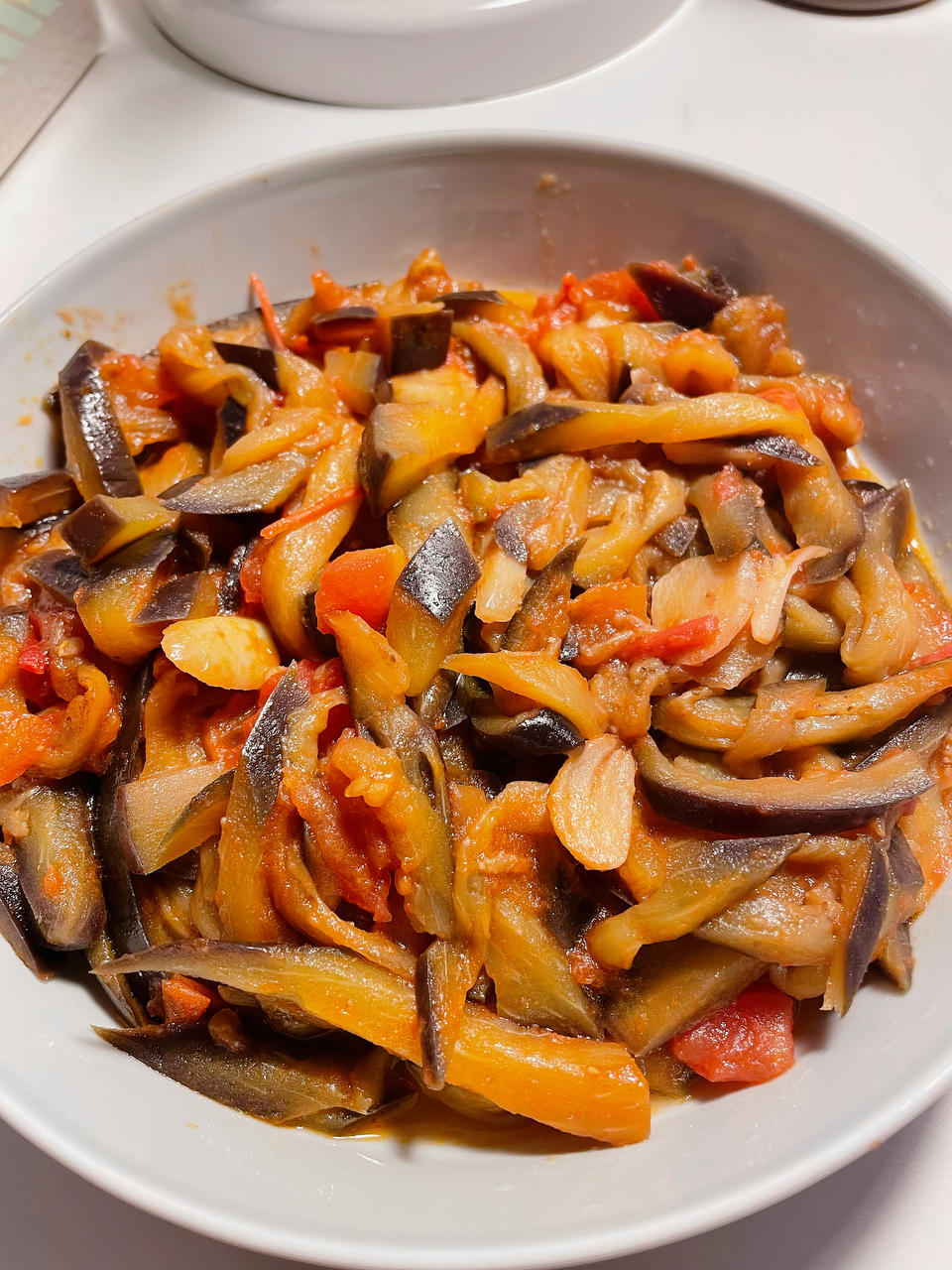 shangriwla做的西红柿炒茄子