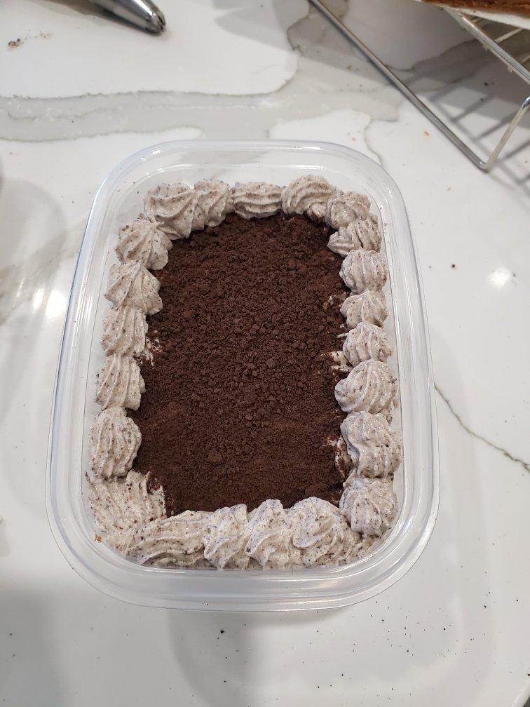 低糖不腻的奥利奥咸奶油蛋糕盒子