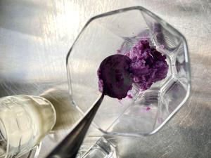 超简单-紫薯泥奶茶/鲜奶的做法 步骤5