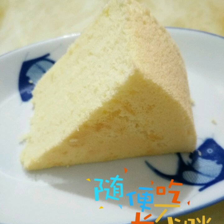 蒸蛋糕。。。清蒸戚风蛋糕---健康营养蒸出来（2蛋6寸）