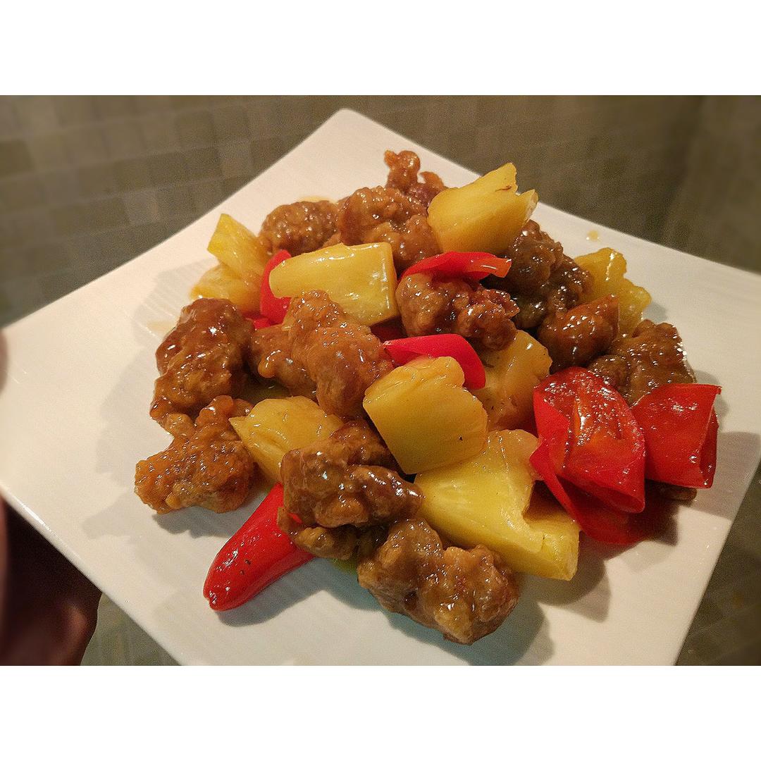 秘制菠萝咕噜肉（绝对好吃）