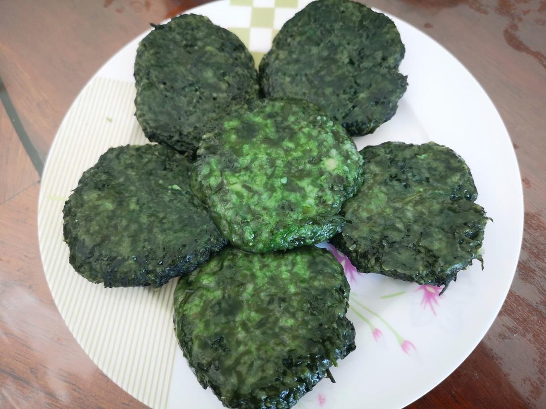 艾草青团的古法制作