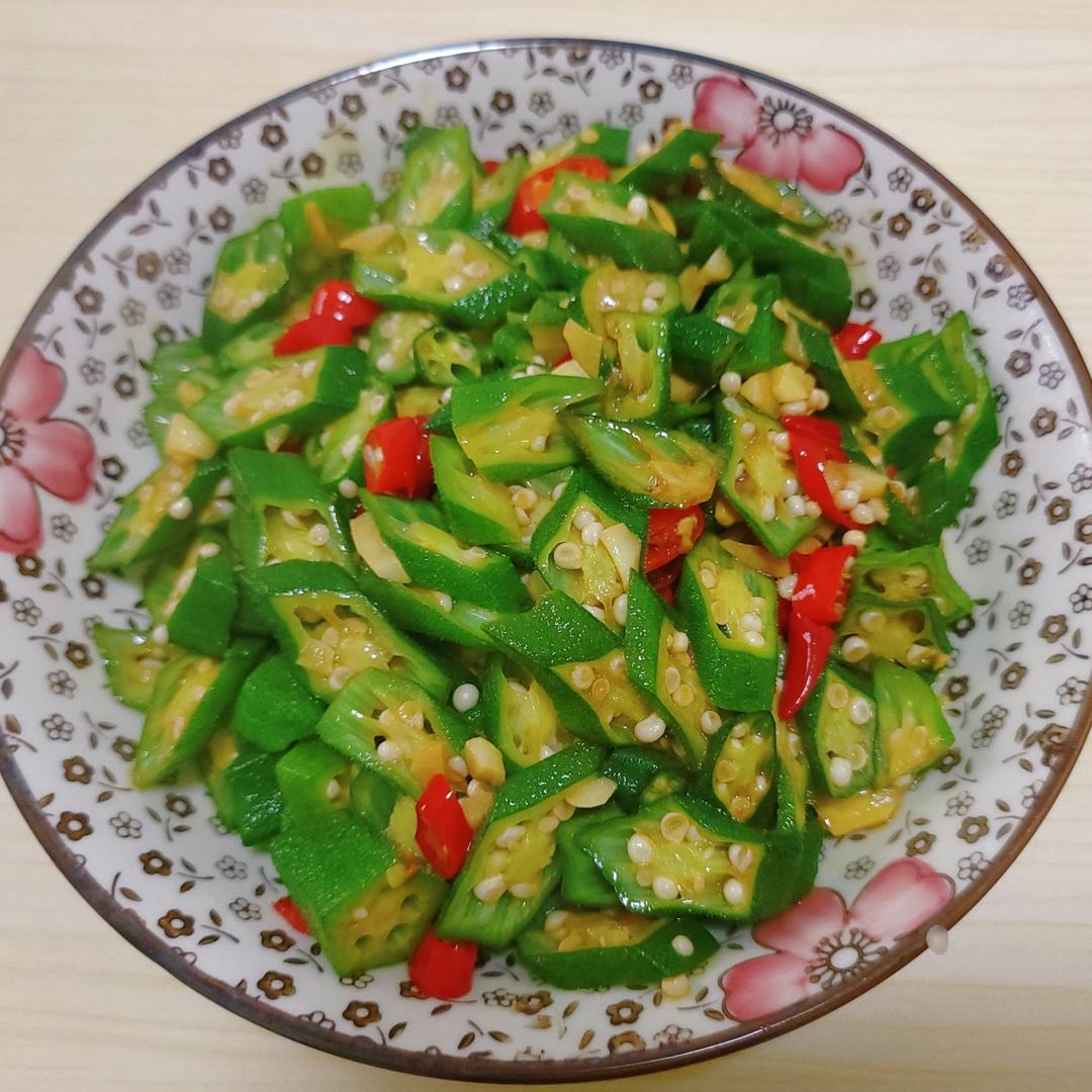爆炒秋葵  成本7元