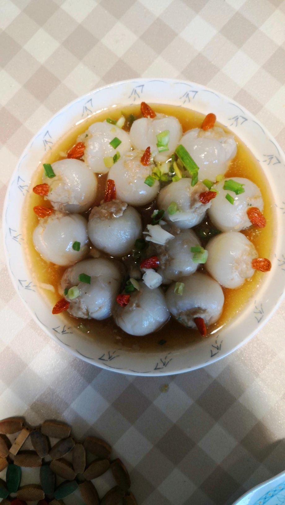 荔枝酿肉