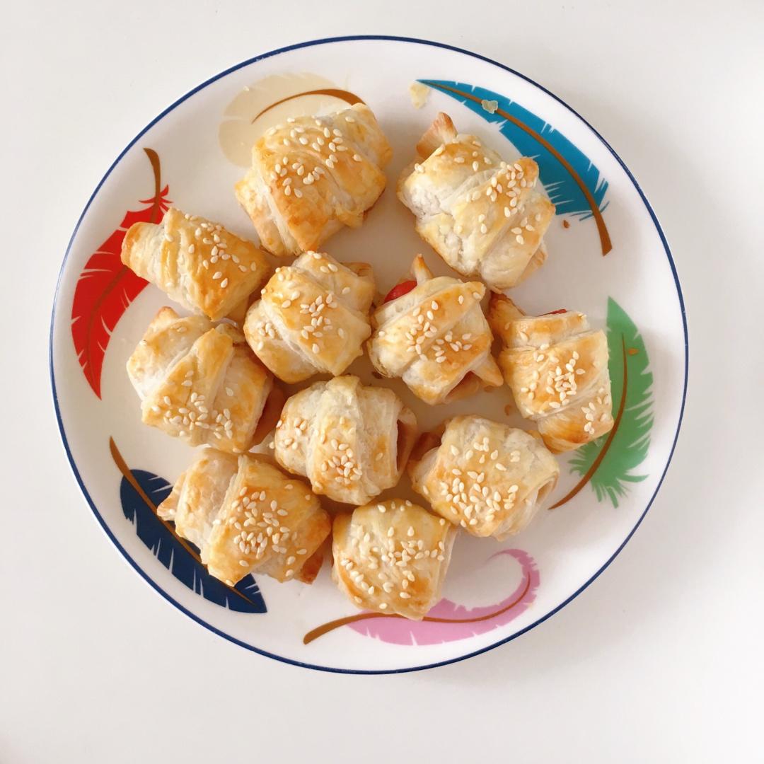 香肠可颂🥐（手抓饼版）