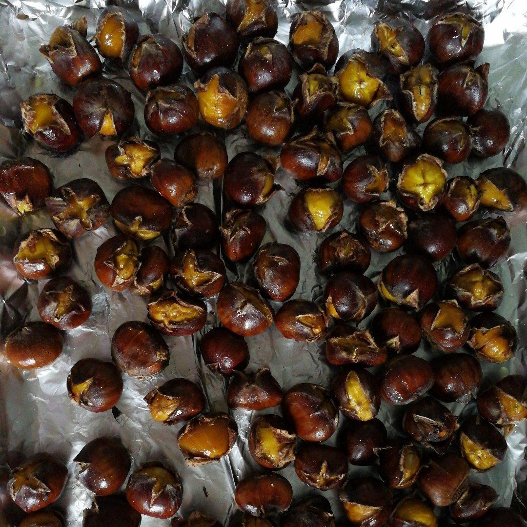 烤箱版糖炒栗子