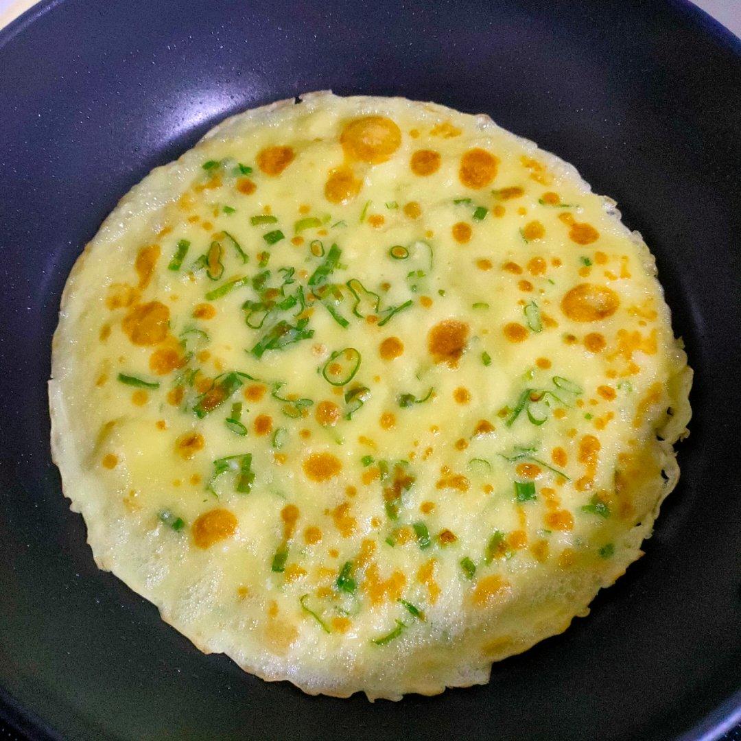 快速早餐鸡蛋葱花饼
