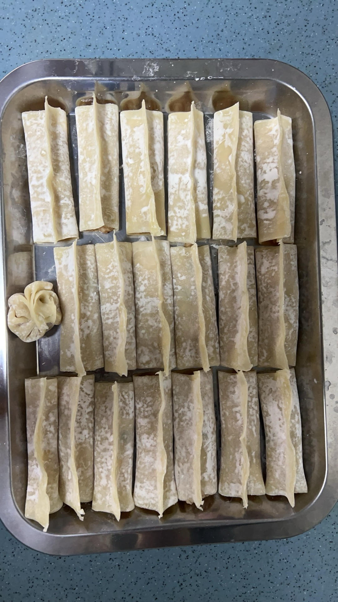 香脆锅贴❗️美味锅贴自己做✌馄饨皮版❗️皮薄馅嫩