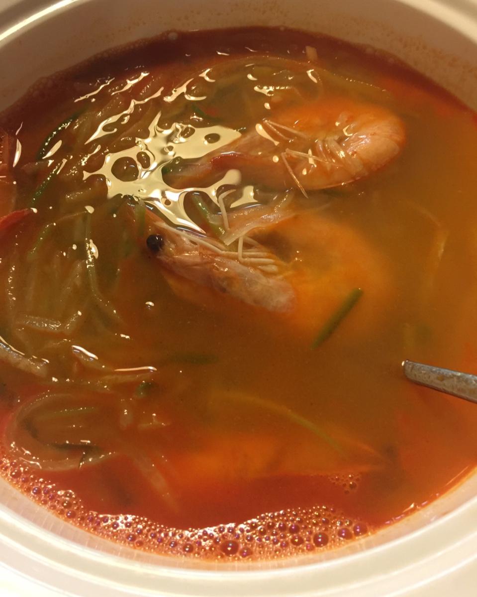 鲜虾萝卜丝汤