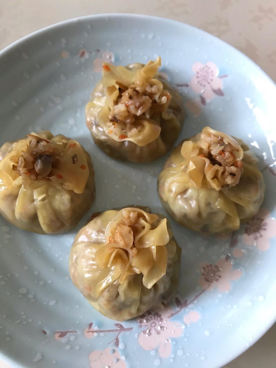 简易糯米烧卖（附烧卖包法）